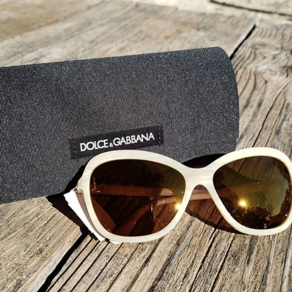 Dolce & Gabbana Accessories - NWT Dolce & Gabbana White Sunglasses